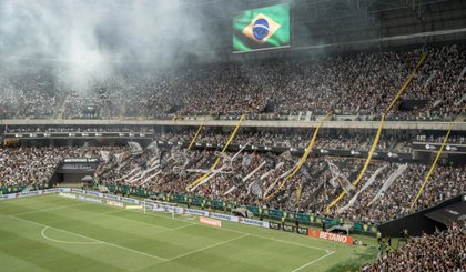 Torcida do Galo faz a festa na Arena MRV; promessa é de novo show no domingo (Foto: Daniela Veiga / CAM) Torcida do Galo faz a festa na Arena MRV; promessa é de novo show no domingo (Foto: Daniela Veiga / CAM)