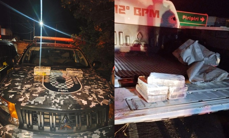 Três suspeitos são presos com cocaína avaliada em quase R$ 500 mil no Piauí