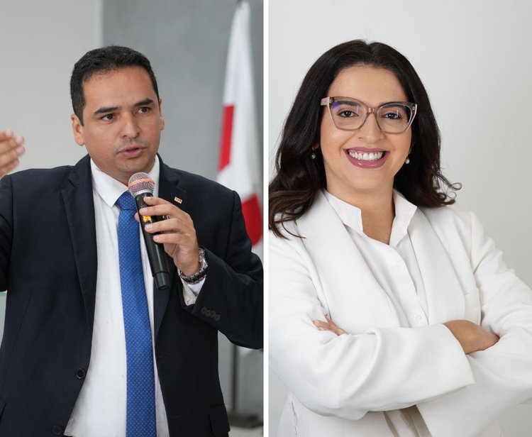 Advogado César Augusto Fonseca e a Doutora Marenize Leite