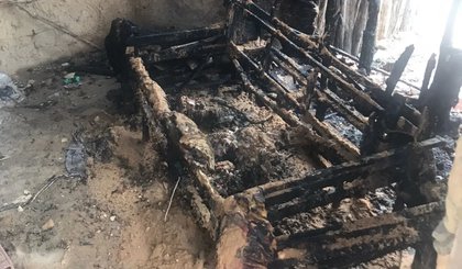 Bebê de 1 ano e 8 meses morre em incêndio enquanto dormia em sofá, em Piripiri (Foto: Divulgação/Corpo de Bombeiros) Bebê de 1 ano e 8 meses morre em incêndio enquanto dormia em sofá, em Piripiri (Foto: Divulgação/Corpo de Bombeiros)