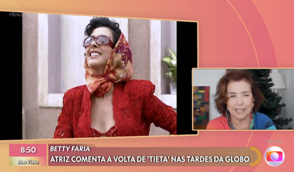 Beth Faria fala sobre volta de ‘Tieta’ (Foto: Reprodução | Globo) Beth Faria fala sobre volta de ‘Tieta’ (Foto: Reprodução | Globo)