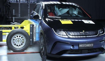 BYD Dolphin Plus recebe nota máxima no Latin NCAP (Foto: Divulgação)