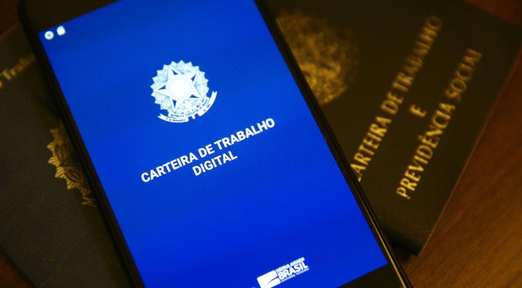 Carteira de trabalho digital.