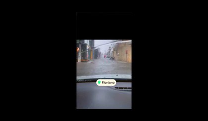 Chuvas em Floriano (Foto: Instagram)