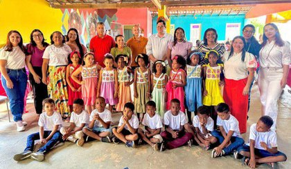 Comitiva da educação de Floriano visita escola municipal em São Raimundo Nonato (Foto: Divulgação / Prefeitura Municipal de Floriano)