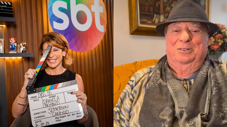 Daniela Beyruti e Raul Gil