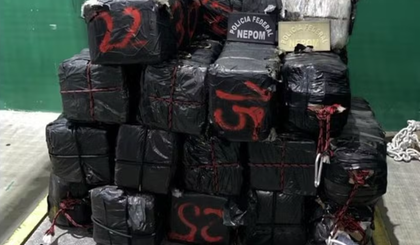 Drogas seriam levadas para Marrocos. (Foto: Divulgação/Polícia Federal) Drogas seriam levadas para Marrocos. (Foto: Divulgação/Polícia Federal)