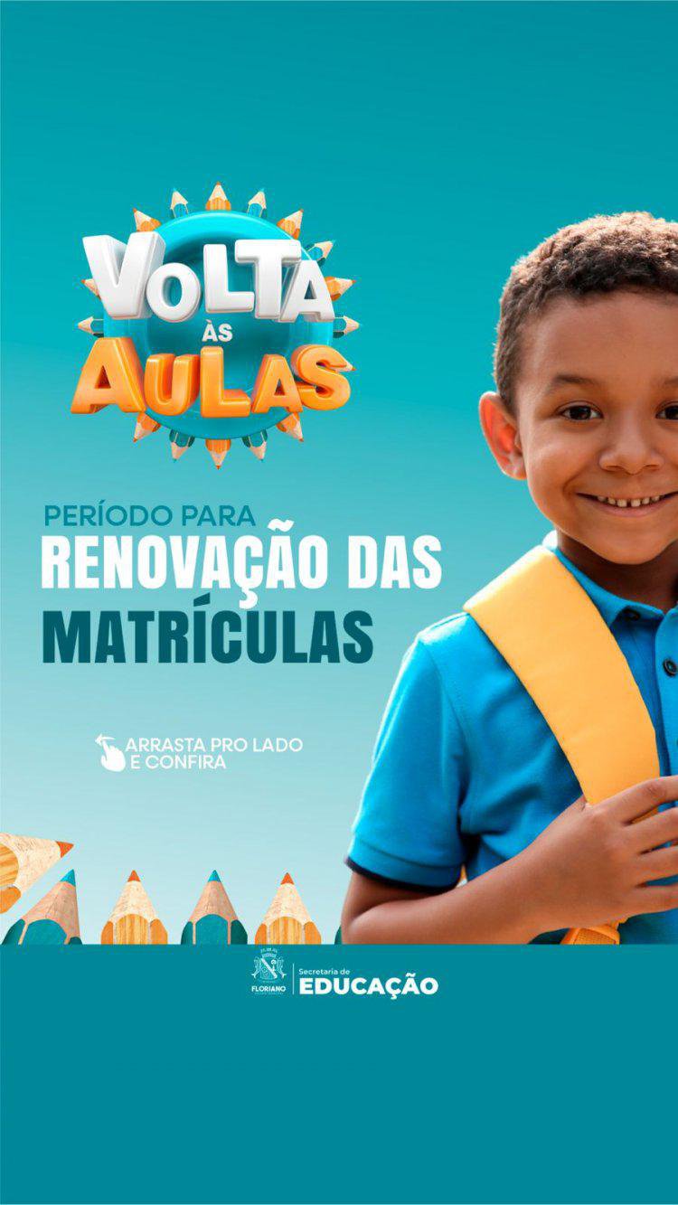 Educação de Floriano divulga edital de matrículas para o ano letivo de 2025
