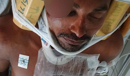 Herói do River-PI em 2015, Fabinho sofre acidente de moto em Teresina (Foto: Reprodução) Herói do River-PI em 2015, Fabinho sofre acidente de moto em Teresina (Foto: Reprodução)