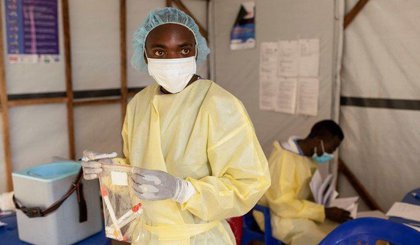 Laboratório em centro de tratamento na República Democrática do Congo. (Foto: REUTERS / Arlette Bashizi / Arquivo)