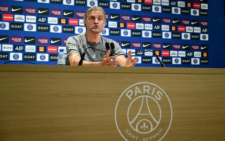 Luis Enrique está no PSG desde julho de 2023