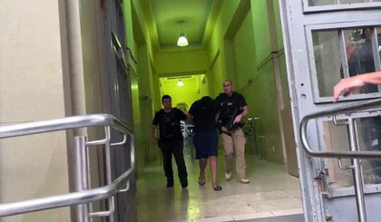 Matheus Soares Brito estava detido no Departamento de Homicídios e de Proteção à Pessoa (DHPP) e foi transferido para o 2o Distrito Policial (Bom Retiro) no final da tarde de sábado (7). (Foto: Guilherme Rajão/ CNN) Matheus Soares Brito estava detido no Departamento de Homicídios e de Proteção à Pessoa (DHPP) e foi transferido para o 2o Distrito Policial (Bom Retiro) no final da tarde de sábado (7). (Foto: Guilherme Rajão/ CNN)