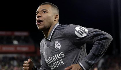 Mbappé Girona x Real Madrid gol (Foto: Jon Nazca/Reuters) Mbappé Girona x Real Madrid gol (Foto: Jon Nazca/Reuters)