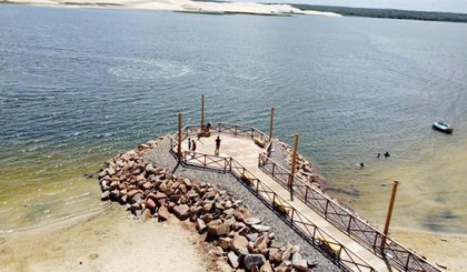 Novo píer da Lagoa do Portinho em Parnaíba - (Divulgação CCOM) (Foto: Divulgação CCOM) Novo píer da Lagoa do Portinho em Parnaíba - (Divulgação CCOM) (Foto: Divulgação CCOM)