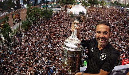 O clube planeja enviar uma proposta de renovação para o treinador. (Foto: Vítor Silva / Botafogo) O clube planeja enviar uma proposta de renovação para o treinador. (Foto: Vítor Silva / Botafogo)