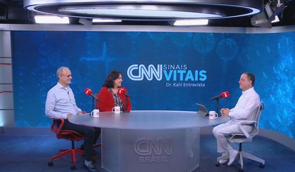 O “CNN Sinais Vitais – Dr. Kalil Entrevista” vai ao ar no sábado, 21 de dezembro, às 19h30, na CNN Brasil (Foto: CNN/Divulgação)
