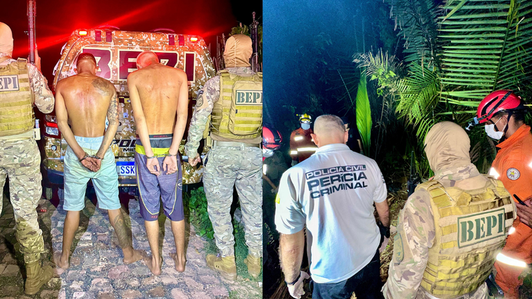 Os corpos das vítimas foram encontrados em matagal, enterrados em cova rasa.