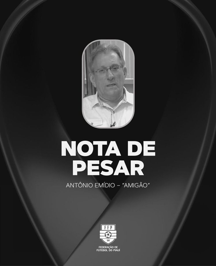 Postagem da FFP sobre morte do Amigão