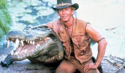 Pôster de "Crocodilo Dundee" (Foto: Divulgação)