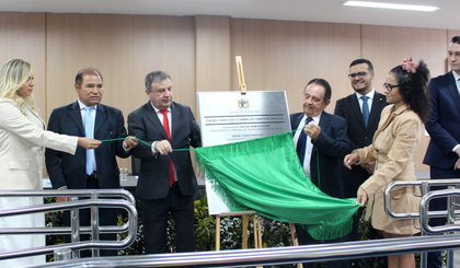 Presidente do TJ inaugura novo fórum na cidade de Uruçuí. (Foto: Ascom/TJ) Presidente do TJ inaugura novo fórum na cidade de Uruçuí. (Foto: Ascom/TJ)