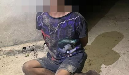 Prisão de Francisco das Chagas Vieira da Silva Lima, conhecido como "Horrível", no litoral do Piauí (Foto: Polícia Civil) Prisão de Francisco das Chagas Vieira da Silva Lima, conhecido como "Horrível", no litoral do Piauí (Foto: Polícia Civil)
