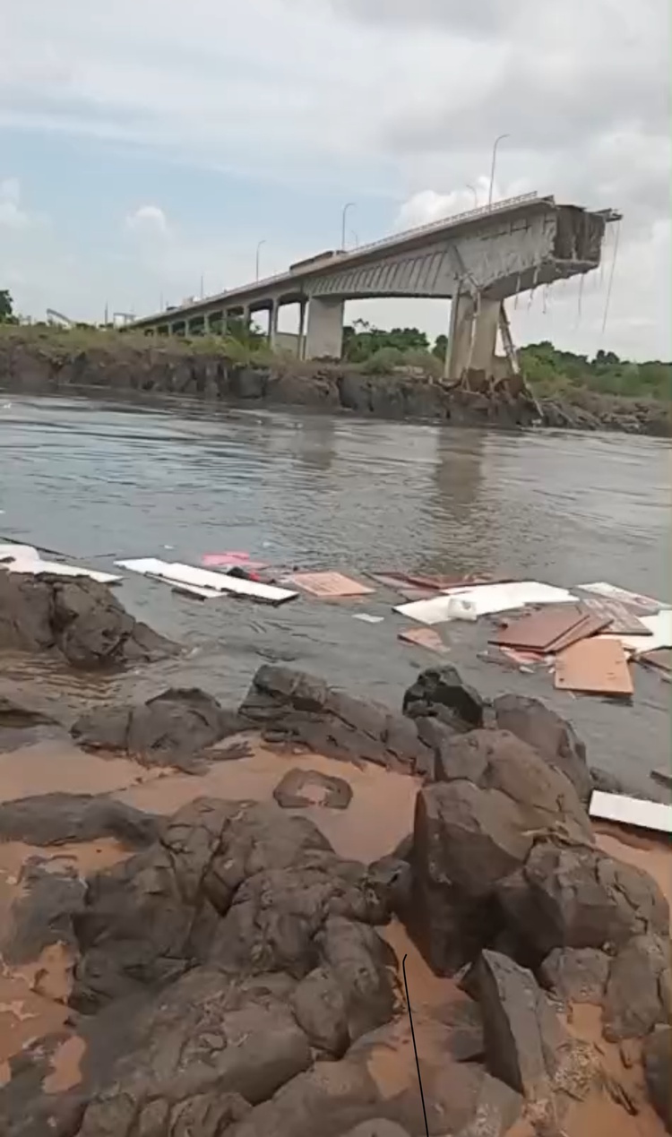 Queda de ponte na BR-226 interrompe trânsito entre Tocantins e Maranhão.