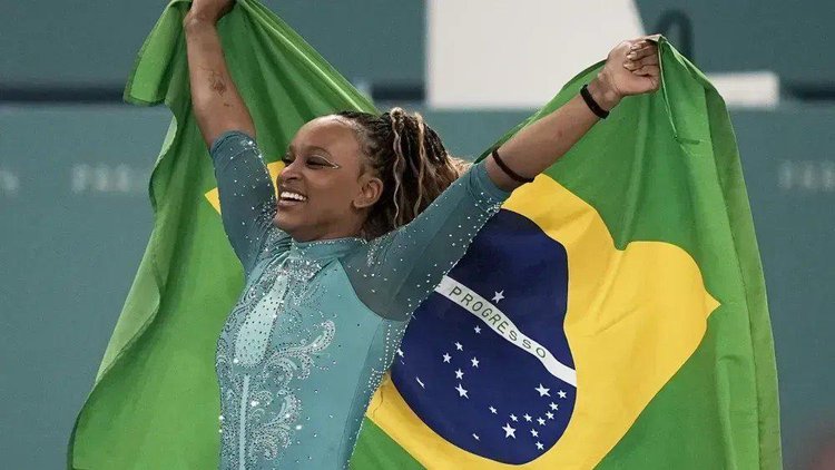 Rebeca Andrade é eleita uma das 100 mulheres mais inspiradoras do Mundo