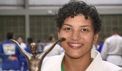 Sarah Menezes, técnica de judô (Foto: Rede Clube) Sarah Menezes, técnica de judô (Foto: Rede Clube)
