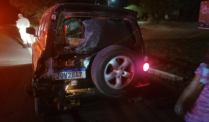 Subtítulo: Grave acidente na BR-230 em Oeiras deixa um morto e outro ferido. (Foto: Reprodução) Subtítulo: Grave acidente na BR-230 em Oeiras deixa um morto e outro ferido. (Foto: Reprodução)