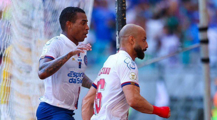 Thaciano faz gol para garantir vaga histórica para o Bahia