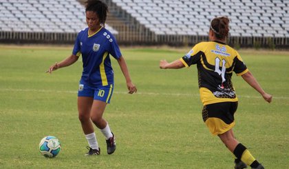 Tiradentes-PI x Abelhas Rainhas - Piauiense feminino 2024. (Foto: Maurício Soares / ge) Tiradentes-PI x Abelhas Rainhas - Piauiense feminino 2024. (Foto: Maurício Soares / ge)