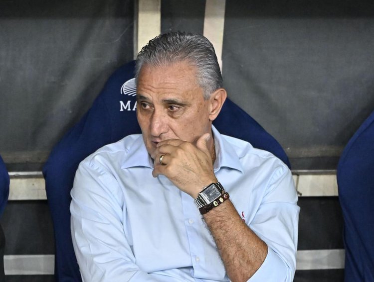 Tite, em Flamengo x Athletico-PR, pelo Brasileirão