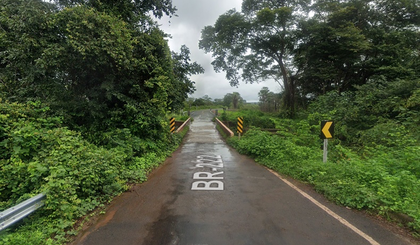 Trecho na BR-222 (Foto: Reprodução/Google Maps) Trecho na BR-222 (Foto: Reprodução/Google Maps)