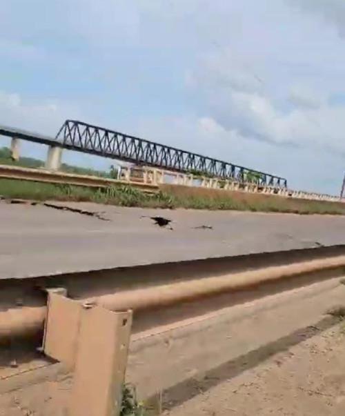 Vídeo registra momento em que ponte caindo entre o Maranhão e Tocantins.