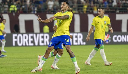 Alexsander marcou o gol do Brasil no segundo tempo (Foto: Joilson Marcone/CBF)