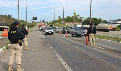 fiscalização PRF rodovias (Foto: Divulgação/PRF)