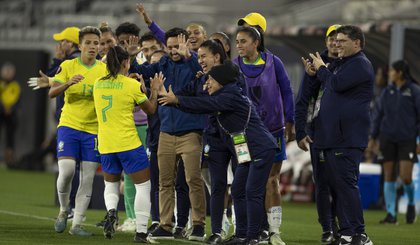 Já classificada para as quartas de final, Seleção Brasileira vence Panamá na última partida da fase de grupos da Copa Ouro Feminina Concacaf 2024 (Foto: Leandro Lopes/CBF)