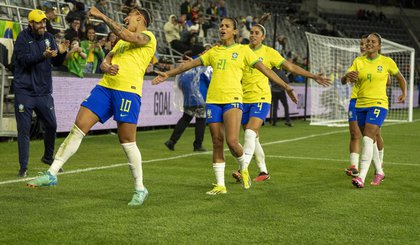 Brasil venceu a Argentina por 5 a 1 (Foto: Leandro Lopes/CBF)