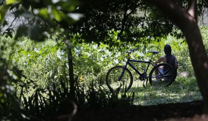 calor ar livre (Foto: Paulo Pinto/Agência Brasil)