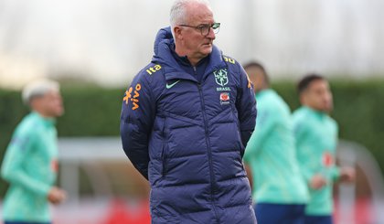 Dorival Júnior em seu primeiro treino pela Seleção Brasileira (Foto: Rafael Ribeiro/CBF)