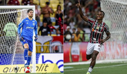 Flamengo de Rossi ou Fluminense de Arias: só um chega à final do Campeonato Carioca (Foto: Fotos de divulgação de Flamengo/Divulgação Fluminense)
