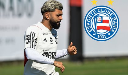 Gabigol (Foto: Marcelo Cortes / Flamengo / Arte ROTA343)