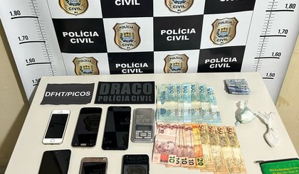 Material apreendido pela Polícia Civil (Foto: PC-PI)