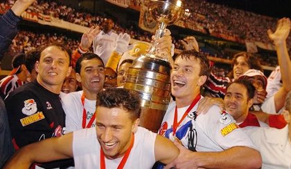 O São Paulo venceu a Copa Libertadores pela última vez em 2005 (Foto: Rubens Chiri/Saopaulofc.net)