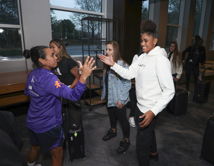 Apresentação Seleção Feminina Principal em Atlanta