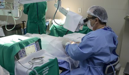 cirurgia catarata (Foto: Divulgação/Sesapi)
