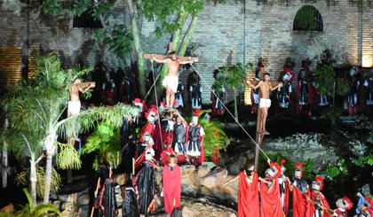 Paixão de Cristo em Floriano 2024 (Foto: Reprodução)