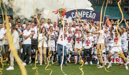 Vitória é o campeão baiano de 2024 (Foto: Victor Ferreira/EC Vitória)