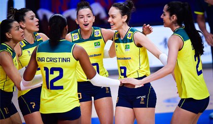 Brasil emplaca 6ª vitória seguida na Liga das Nações ao bater Holanda (Foto: Divulgação/FIVB)