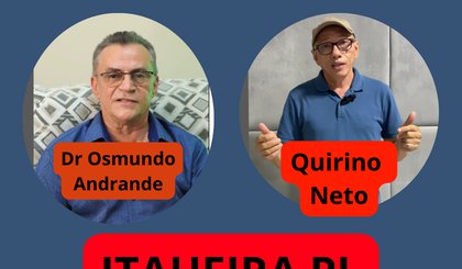 Dr Osmundo Andrade e Quirino Neto (Foto: arquivo) Dr Osmundo Andrade e Quirino Neto (Foto: arquivo)